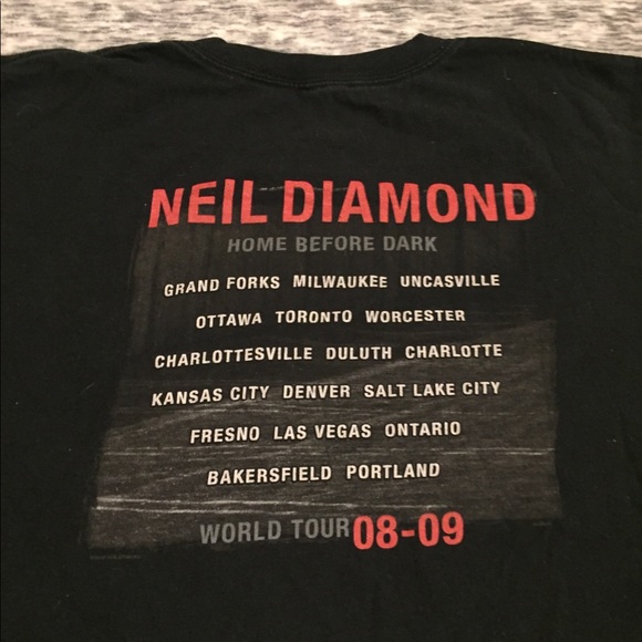 Neil diamond ‘home before dark tour’, 2008-09 - Picture 5 of 6